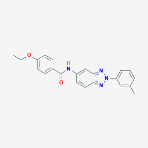 4-ethoxy-N-[2-(3-methylphenyl)-2H-1,2,3-benzotriazol-5-yl]benzamide