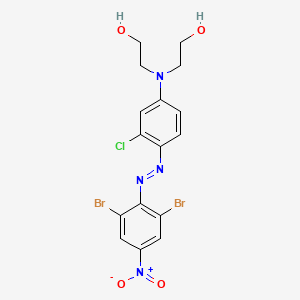molecular formula C16H15Br2ClN4O4 B3426472 2,2'-[[3-Chloro-4-[(2,6-dibromo-4-nitrophenyl)azo]phenyl]imino]bisethanol CAS No. 52623-75-3