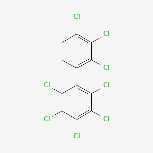 molecular formula C12H2Cl8 B3426478 2,2',3,3',4,4',5,6-Octachlorobiphenyl CAS No. 52663-78-2