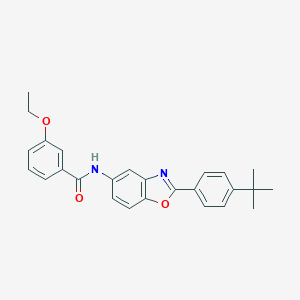 N-[2-(4-tert-butylphenyl)-1,3-benzoxazol-5-yl]-3-ethoxybenzamide