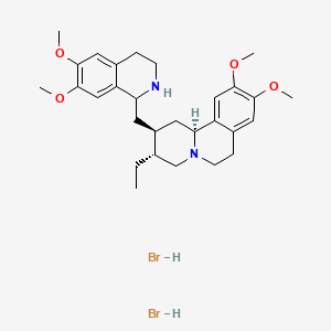 molecular formula C29H41BrN2O4 B3426497 Dihydrobromide (+-)emetine CAS No. 13903-43-0