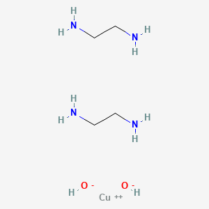molecular formula C4H18CuN4O2 B3426508 Bis(ethylenediamine)copper dihydroxide CAS No. 52769-67-2
