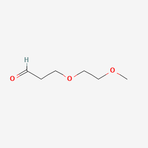molecular formula C6H12O3 B3426544 3-(2-甲氧基乙氧基)丙醛 CAS No. 53038-23-6