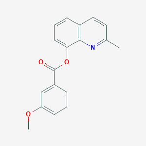 2-Methyl-8-quinolinyl 3-methoxybenzoate