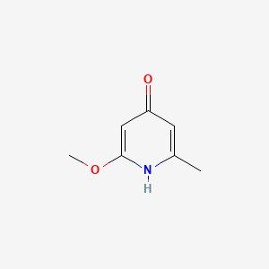 molecular formula C7H9NO2 B3426596 2-Methoxy-6-methylpyridin-4-ol CAS No. 53603-12-6