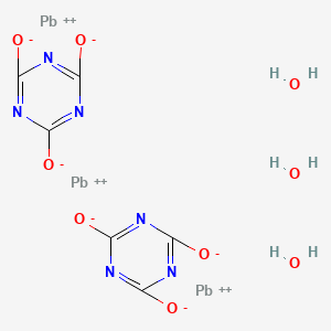 molecular formula C6H6N6O9Pb3 B3426651 Lead cyanurate CAS No. 53846-29-0