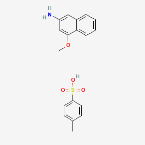 molecular formula C18H19NO4S B3426659 4-Methoxy-2-naphthylamine p-toluenesulfonate salt CAS No. 53863-75-5