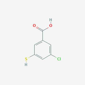 molecular formula C7H5ClO2S B3426686 3-氯-5-巯基苯甲酸 CAS No. 53985-47-0