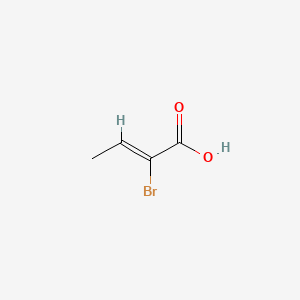 molecular formula C4H5BrO2 B3426704 2-溴巴豆酸 CAS No. 5405-34-5