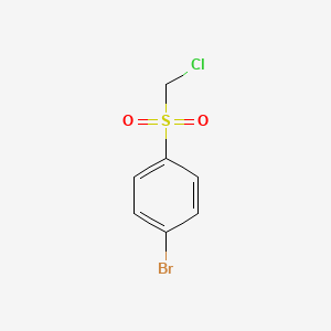 molecular formula C7H6BrClO2S B3426717 4-Bromophenyl chloromethyl sulfone CAS No. 54091-06-4