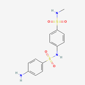 molecular formula C13H15N3O4S2 B3426844 diseptal B CAS No. 547-53-5