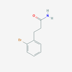 molecular formula C9H10BrNO B3426894 3-(2-Bromophenyl)propanamide CAS No. 55223-26-2