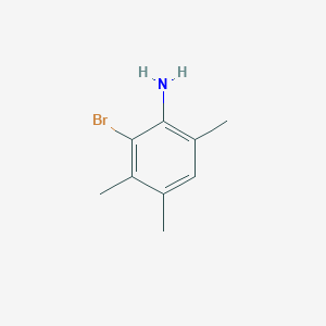 molecular formula C9H12BrN B034269 2-Bromo-3,4,6-trimethylaniline CAS No. 102236-50-0