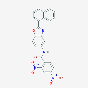 2,4-bisnitro-N-[2-(1-naphthyl)-1,3-benzoxazol-5-yl]benzamide