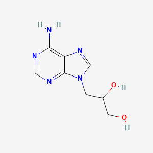 molecular formula C8H11N5O2 B3427002 9-(2,3-Dihydroxypropyl)adenine CAS No. 55904-02-4