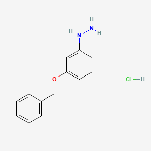 molecular formula C13H15ClN2O B3427055 (3-(Benzyloxy)phenyl)hydrazine hydrochloride CAS No. 56468-67-8