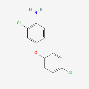 molecular formula C12H9Cl2NO B3427158 2-Chloro-4-(4-chlorophenoxy)aniline CAS No. 56885-17-7