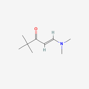 molecular formula C9H17NO B3427176 1-(Dimethylamino)-4,4-dimethylpent-1-en-3-one CAS No. 57031-57-9