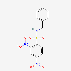 molecular formula C13H11N3O6S B3427236 N-Benzyl-2,4-dinitrobenzenesulfonamide CAS No. 57620-22-1