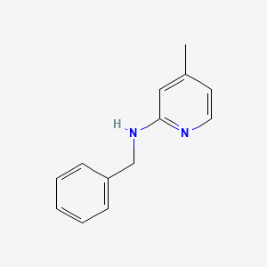 molecular formula C13H14N2 B3427292 2-Benzylamino-4-methylpyridine CAS No. 58088-62-3