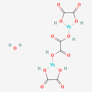 molecular formula C6H8O13Yb2 B3427298 Ytterbium oxalate hydrate CAS No. 58176-74-2