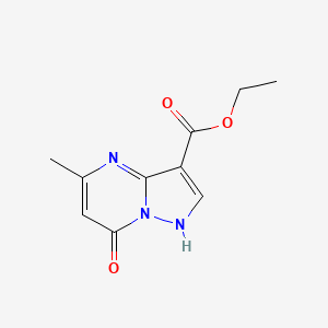 molecular formula C10H11N3O3 B3427303 7-羟基-5-甲基吡唑并[1,5-A]嘧啶-3-甲酸乙酯 CAS No. 58347-55-0