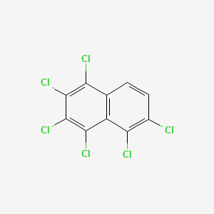 molecular formula C10H2Cl6 B3427357 六氯萘 CAS No. 58877-88-6