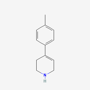 molecular formula C12H15N B3427402 4-(4-Methylphenyl)-1,2,3,6-tetrahydropyridine CAS No. 59084-09-2