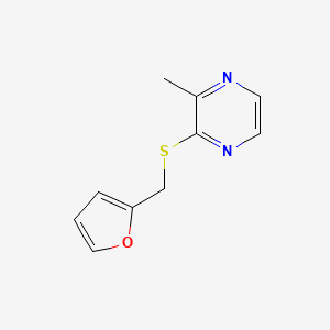molecular formula C10H10N2OS B3427437 2-Furfurylthio-3-methylpyrazine CAS No. 59303-07-0