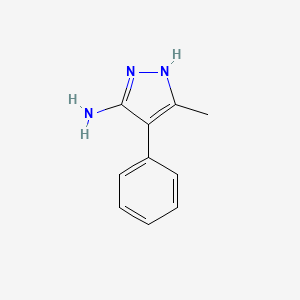 B3427578 3-Methyl-4-phenyl-1H-pyrazol-5-amine CAS No. 60419-81-0