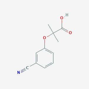 2-(3-Cyanophenoxy)-2-methylpropanoic acid