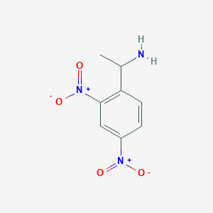 molecular formula C8H9N3O4 B3427732 Benzenemethanamine, alpha-methyl-2,4-dinitro-, (alphaR)- CAS No. 617710-52-8