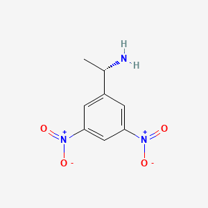 molecular formula C8H9N3O4 B3427737 Benzenemethanamine,a-methyl-3,5-dinitro-,(aS)- CAS No. 617710-54-0