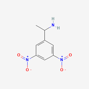 molecular formula C8H9N3O4 B3427741 Benzenemethanamine, alpha-methyl-3,5-dinitro-, (alphaR)- CAS No. 617710-55-1