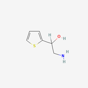 molecular formula C6H9NOS B3427814 2-Amino-1-thiophen-2-yl-ethanol CAS No. 62019-66-3