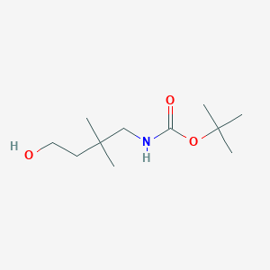 molecular formula C11H23NO3 B3427853 4-(t-Butoxycarbonylamino)-3,3-dimethylbutan-1-ol CAS No. 622865-34-3