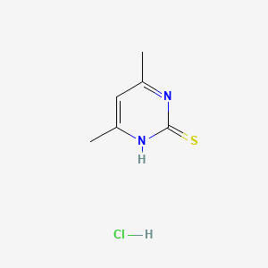 molecular formula C6H9ClN2S B3427881 4,6-Dimethyl-1H-pyrimidine-2-thione hydrochloride CAS No. 62501-45-5