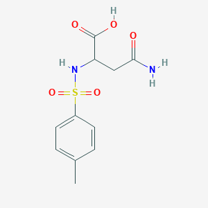 molecular formula C11H14N2O5S B3427906 2-(Toluene-4-sulfonylamino)-succinamic acid CAS No. 62743-18-4