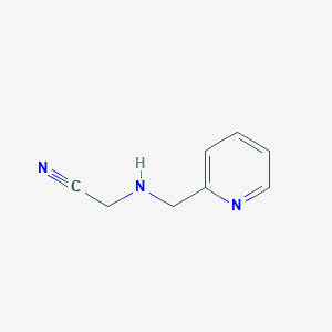 molecular formula C8H9N3 B3427963 2-[(吡啶-2-基甲基)氨基]乙腈 CAS No. 63086-29-3