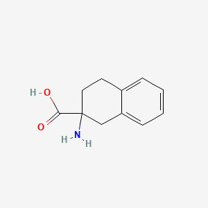 molecular formula C11H13NO2 B3427990 2-Aminotetralin-2-carboxylic acid CAS No. 6331-63-1
