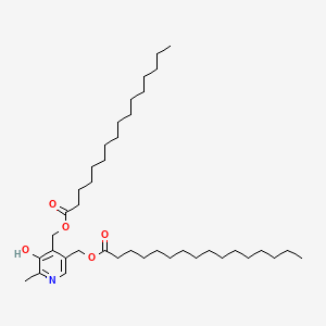 molecular formula C38H67NO5 B3428006 吡哆醇二棕榈酸酯 CAS No. 635-38-1