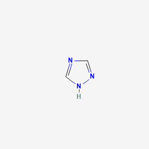 molecular formula C2H3N3 B3428016 1,2,4-Triazole CAS No. 63598-71-0