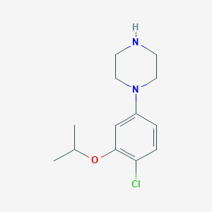 1-(4-Chloro-3-isopropoxy-phenyl)-piperazine