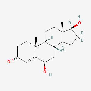 molecular formula C19H28O3 B3428038 6-B-Hydroxy testosterone-D3 CAS No. 638163-38-9