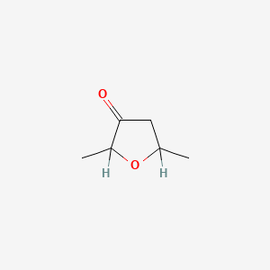 molecular formula C6H10O2 B3428052 二氢-2,5-二甲基呋喃-3(2H)-酮 CAS No. 64026-45-5