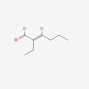 molecular formula C8H14O B3428073 2-Ethyl-3-propylacrolein CAS No. 64344-45-2