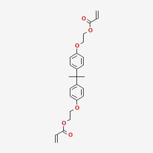 molecular formula C25H28O6 B3428093 双酚A双(2-羟乙基醚)二丙烯酸酯 CAS No. 64401-02-1