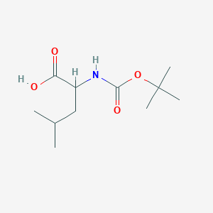 molecular formula C11H21NO4 B3428107 2-[(Tert-butoxycarbonyl)amino]-4-methylpentanoic acid CAS No. 64727-35-1