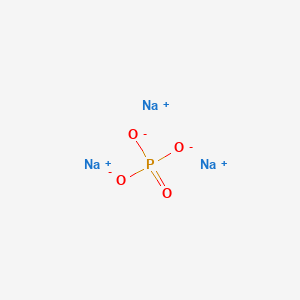 molecular formula Na3PO4<br>Na3O4P B3428124 Trisodium phosphate CAS No. 7632-05-5