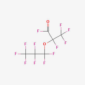 molecular formula C6F12O2 B3428130 2,3,3,3-Tetrafluoro-2-(perfluoropropoxy)propanoyl fluoride CAS No. 65208-35-7